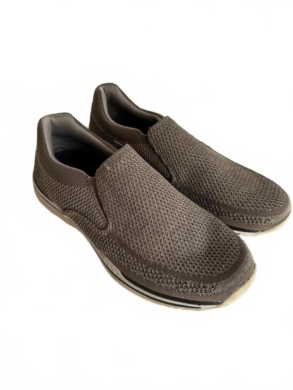 Skechers Expected Gomel Taupe Grey Slip On Men's Size 8 NWT